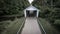 Giddings road covered bridge in Ashtabula county Ohio, USA