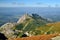 Giewont peak in Tatra mountains