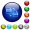GIF PPT file conversion color glass buttons