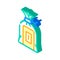 gift bag soap isometric icon vector illustration