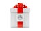 Gift box with electric outlet