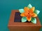 Gift box and origami flower