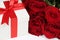 Gift box with roses for birthday gifts, Valentine\'s or mother\'s