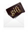 Gift card in envelope