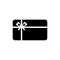 Gift card icon. Gift certificate symbol