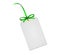 Gift card note with green ribbon