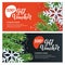 Gift card, voucher, certificate, coupon vector design template. Discount banner for Christmas and New Year holidays sale