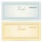 Gift certificate (Voucher) template. Pattern