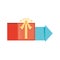 Gift commercial sticker icon