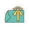 Gift commercial sticker icon