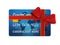 Gift Credit Card Isolated