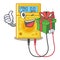 With gift digital multimeter toys in cartoon shape