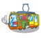 With gift electric train toys in shape mascot