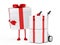 Gift figure hand truck