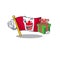 With gift flag canadian is stored cartoon cupboard