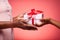 A gift full of love: African-American daughter celebrates Mother\\\'s Day with her mother, Generative AI