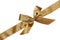 Gift golden ribbon and bow