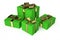 Gift green boxes 3