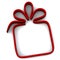 Gift icon frame, 3d