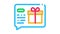 Gift Notification Message Icon Animation