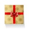 Gift packaged in golden Box with Ribbon and Bow