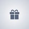 Gift, present, vector best flat icon