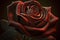 Gift valentines day romantic rose 3d illustration