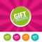 Gift Voucher color banner and 50%, 60%, 70% & 80% Off Marks