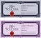 Gift Voucher Colored Blue and Violet
