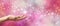Gift Voucher Sparkling Pink Glitter Bokeh Banner