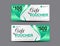 Gift Voucher template layout, business flyer design, Green coupon