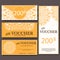 Gift voucher template with mandala. Design certificate for sport center, magazine or etc. Vector gift coupon with ornament on back