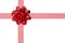 Gift Wrap with Red Sparkly Ribbon and Bow