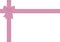 Gift wrap ribbon & bow Dusky Pink