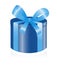 Giftbox with ribbon.