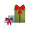 Gifts boxs isolated icon