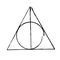 gifts of death from the trilogy . Deathly Hallows, a symbol from the Harry Potter