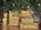 Gifts in gold packaging