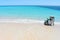 Giftun island,Egypt . Sand beach near Red sea