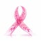 GiftWorthy Pink Ribbon on White