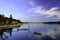 Gig Harbor waterfront scene with Mount rainier