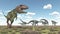 Giganotosaurus and Argentinosaurus