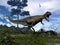 Giganotosaurus dinosaur walking and roaring - 3D render