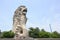 The gigantic Merlion statue at Sentosa in the city state of Singapore