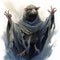 Gigantic Rat In Cloak: Darkly Comedic Tenebrism Mastery