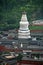 The gigantic white stupa of Tayuan temple in Wutai