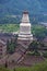 The gigantic white stupa of Tayuan temple in Wutai Shan, China