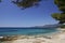 Gigaro beach near the city La Croix Volmer, Cote d\'Azur, Provence, Southern France