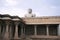 A gigiantic monolithic statue of Bahubali, also known as Gomateshwara, Vindhyagiri Hill, Shravanbelgola, Karnataka. View from the