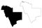 Gila County, Arizona U.S. county, United States of America,USA, U.S., US map vector illustration, scribble sketch Gila map